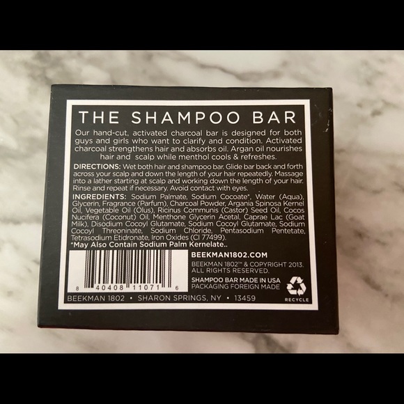 Beekman 1802 Hair Beekman 82 Activated Charcoal Shampoo Bar Poshmark